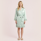 Silk camisole long dress+nightgown 2 piece of set-Nomee