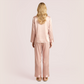 100% mulberry silk long sleeved women's sleepwear two-piece set-Nomee