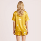 100% Mulberry Silk Home Casual Pajama Set-Nomee