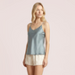 Macaron 12 color backless silk camisole top-Nomee