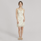 Nomee 100% Mulberry Silk Lace Trim Pajama Set-Nomee
