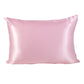Wholesale zipper solid pillowcase double sided faux silk pillow cover-Nomee