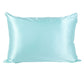 Wholesale zipper solid pillowcase double sided faux silk pillow cover-Nomee