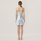 100% Mulberry Silk Lace Cami Short Nightgown - Nomee