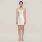 100% Mulberry Silk Lace Cami Short Nightgown - Nomee