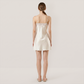 100% Mulberry Silk Lace Cami Short Nightgown - Nomee