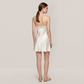 100% Mulberry Silk Lace Cami Short Nightgown - Nomee