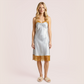 100% Mulberry Silk Lace Spliced Cami Slip Dress (19mm) - Nomee