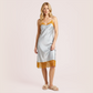 100% Mulberry Silk Lace Spliced Cami Slip Dress (19mm) - Nomee