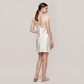 100% Mulberry Silk Lace Sleeveless Cami Nightgown - Nomee