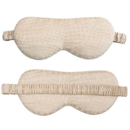 Wholesale double sided houndstooth silk sleep mask-Nomee