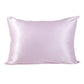 Wholesale zipper solid pillowcase double sided faux silk pillow cover-Nomee