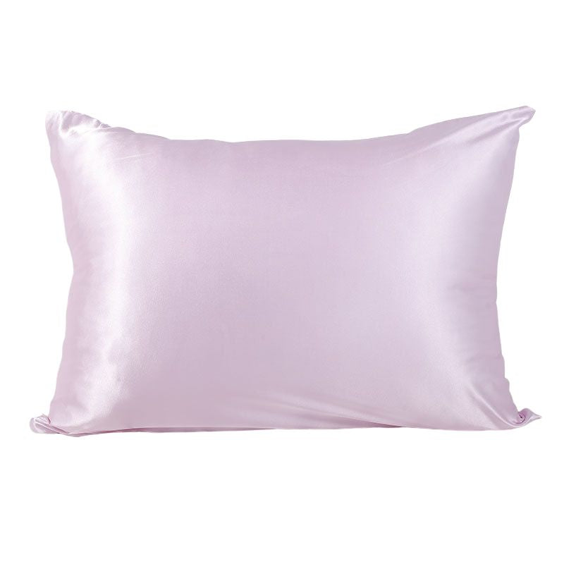 Wholesale zipper solid pillowcase double sided faux silk pillow cover-Nomee
