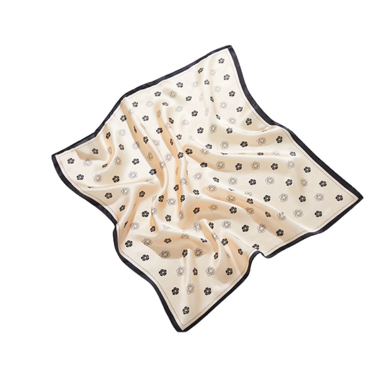 Wholesale mulberry silk small square scarf-Nomee