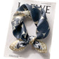 Wholesale warm mulberry silk small square scarf women neck wrap-Nomee