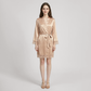 Women's 19mm Heavyweight Silk Robe and Camisole Nightgown Set - Nomee