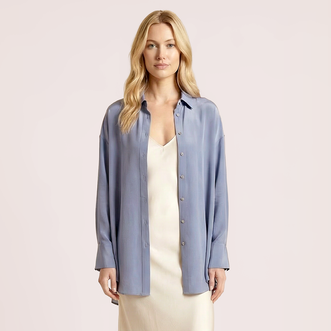 100% mulberry silk loose top jacket-Nomee