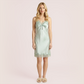 Silk camisole long dress+nightgown 2 piece of set-Nomee