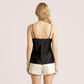 Macaron 12 color backless silk camisole top-Nomee