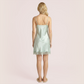 Silk camisole long dress+nightgown 2 piece of set-Nomee