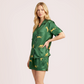 100% Mulberry Silk Home Casual Pajama Set-Nomee