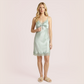 Silk camisole long dress+nightgown 2 piece of set-Nomee