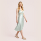 100% silk skin friendly and comfortable suspender skirt-Nomee