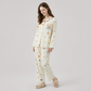 Women's Lyocell Tencel Cotton Pajama Set Long Sleeve Pants Loungewear - Nomee