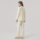 Women's Lyocell Tencel Cotton Pajama Set Long Sleeve Pants Loungewear - Nomee
