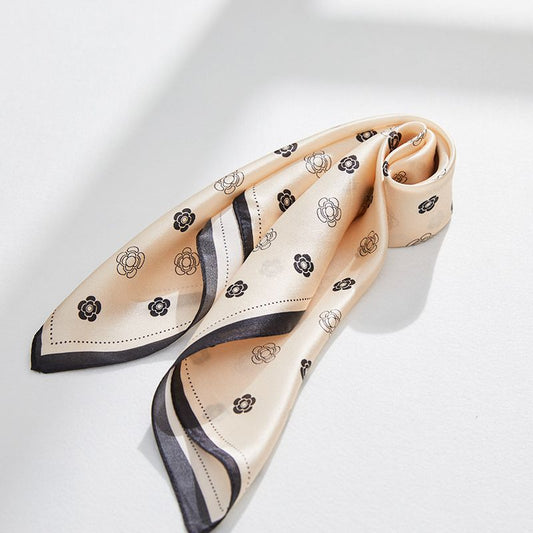 Wholesale mulberry silk small square scarf-Nomee