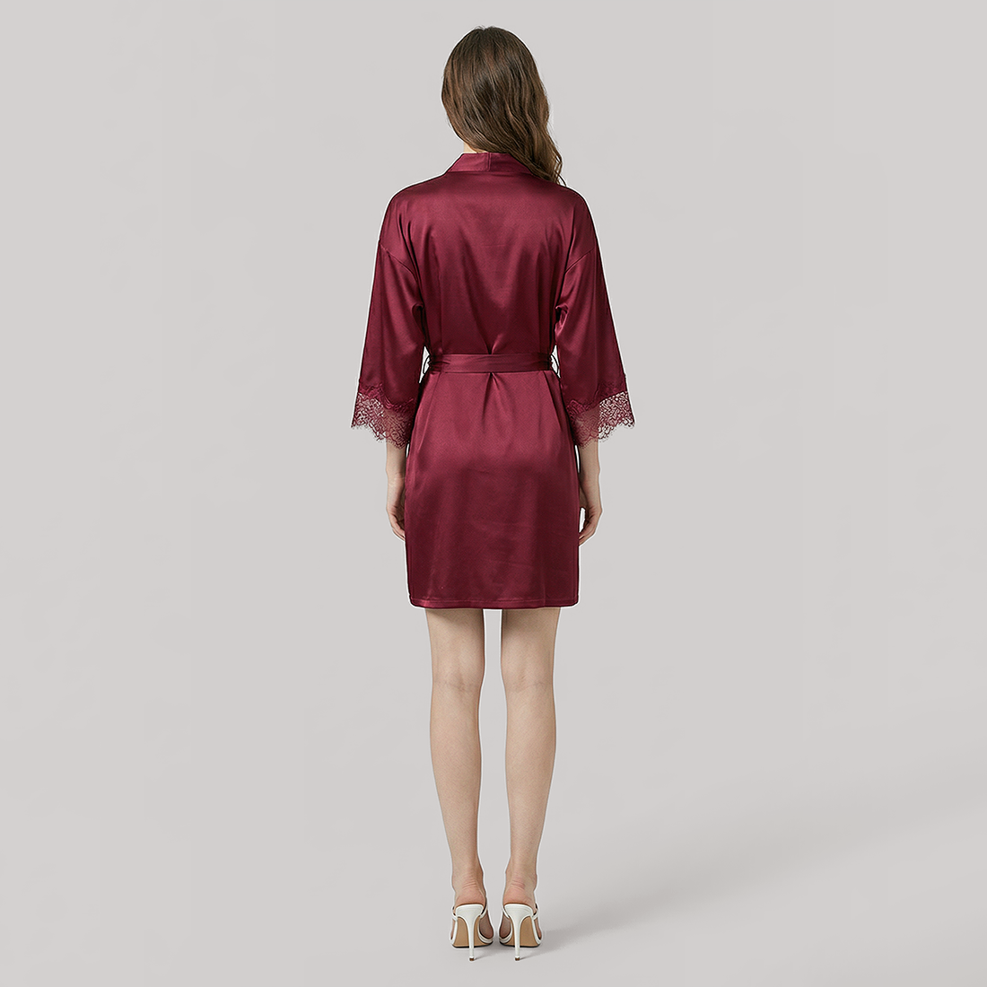 100% Mulberry Silk Robe for Women - High-End Bathrobe - Nomee