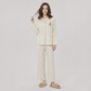 Women's Embroidered Cotton Pajama Set - Nomee