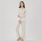 Women's Embroidered Cotton Pajama Set - Nomee