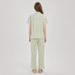 Women's Modal Vertical Stripe Pajama Set - Nomee