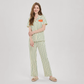 Women's Modal Vertical Stripe Pajama Set - Nomee