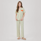 Women's Modal Vertical Stripe Pajama Set - Nomee