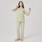 Women's Modal Vertical Stripe Pajama Set - Nomee