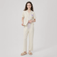 Women's Modal Vertical Stripe Pajama Set - Nomee