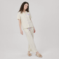 Women's Modal Vertical Stripe Pajama Set - Nomee