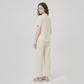 Women's Modal Vertical Stripe Pajama Set - Nomee
