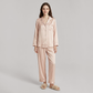 19 Momme Mulberry Silk Pajama Set for Women - Long Sleeve Pants Set - Nomee