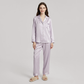 19 Momme Mulberry Silk Pajama Set for Women - Long Sleeve Pants Set - Nomee