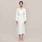100% Mulberry Silk V-Neck Long Robe - Nomee