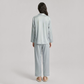 19 Momme Mulberry Silk Pajama Set for Women - Long Sleeve Pants Set - Nomee