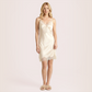 Silk camisole long dress+nightgown 2 piece of set-Nomee