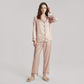 19 Momme Mulberry Silk Pajama Set for Women - Long Sleeve Pants Set - Nomee