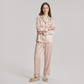 19 Momme Mulberry Silk Pajama Set for Women - Long Sleeve Pants Set - Nomee