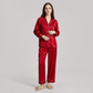 19 Momme Mulberry Silk Pajama Set for Women - Long Sleeve Pants Set - Nomee