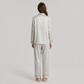 19 Momme Mulberry Silk Pajama Set for Women - Long Sleeve Pants Set - Nomee
