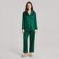 19 Momme Mulberry Silk Pajama Set for Women - Long Sleeve Pants Set - Nomee